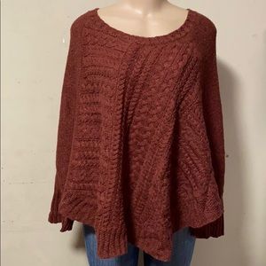 🔥Dress Barn🔥Knitted Poncho crop top
